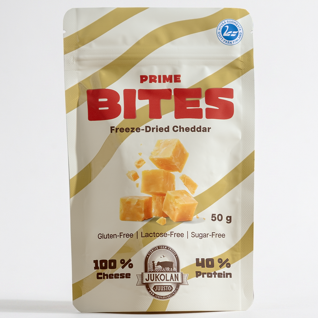 Prime Bites – Freeze-Dried Cheddar 50 g