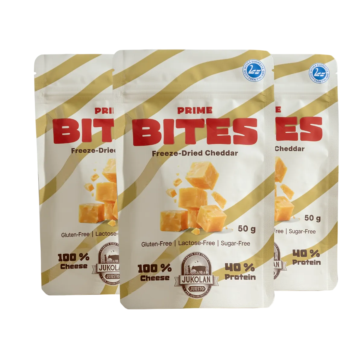 Prime Bites Freeze-Dried Cheddar – 3-Pack