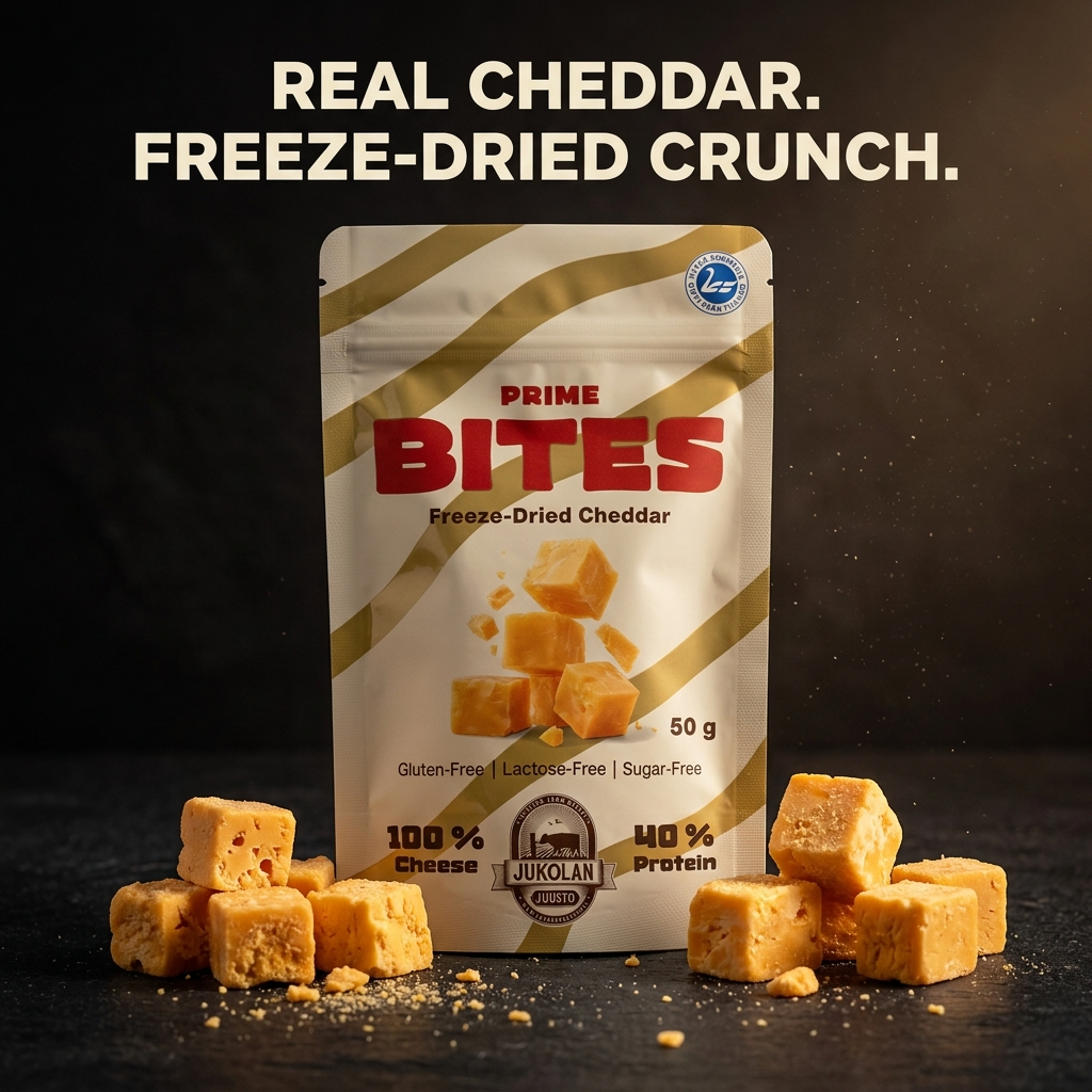 Prime Bites Freeze-Dried Cheddar – 3-Pack
